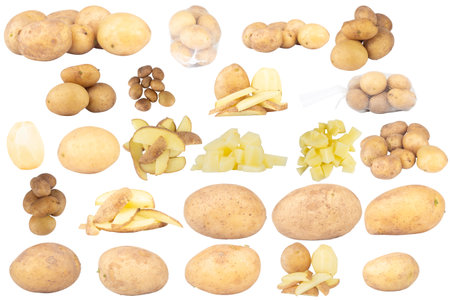 Potato pile.の写真素材