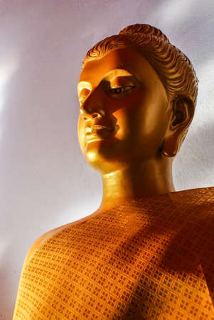 Buddha / Wat Bang Riang in Phang Nga Province, Thailand.の写真素材