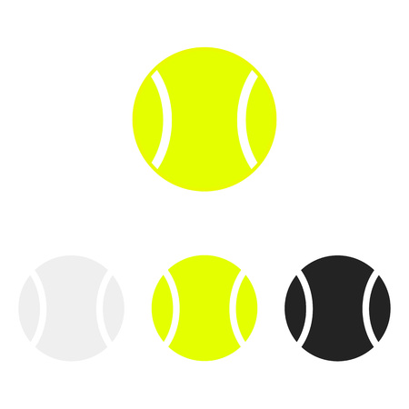 Tennis ball set.のイラスト素材