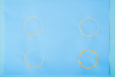 Abstract background from unusual method of painting with coffee stainsの写真素材