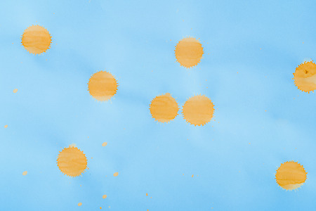 abstract background from unusual method of painting with coffee stainsの写真素材