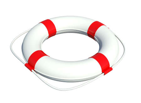 Lifebuoy  Isolated on white background