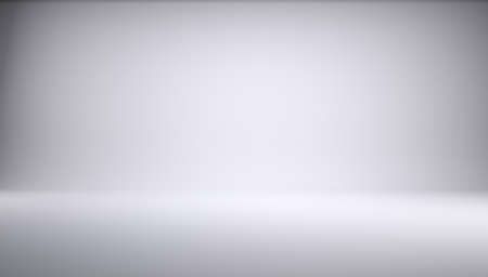 White empty photo studio of a rectangular shape  3d Renderの写真素材