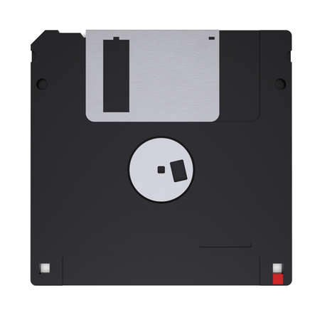 Floppy disk  Isolated render on a white background