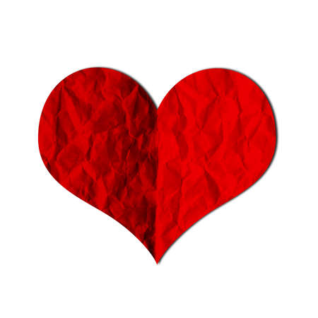 Red heart  The concept of Valentine s Dayの写真素材