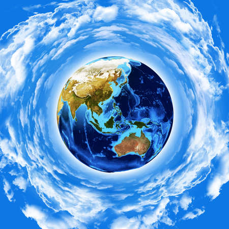 earth planetの写真素材