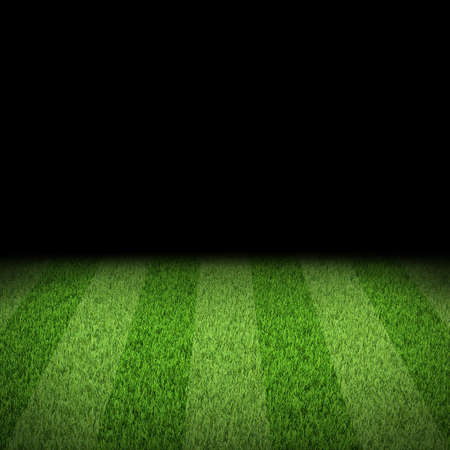 Night football arena  Striped field  Sports backgroundの写真素材