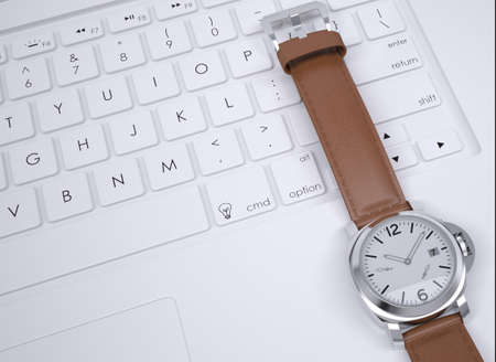 Watch on the keyboard  View from above