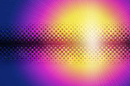 Glow multicolor circles on dark background. Abstract textureの写真素材