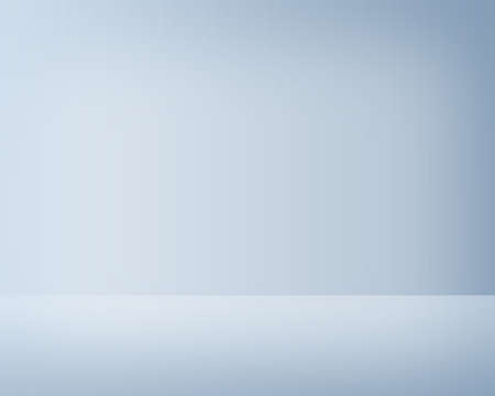 Empty light blue studio interior. Abstract backgroundの写真素材