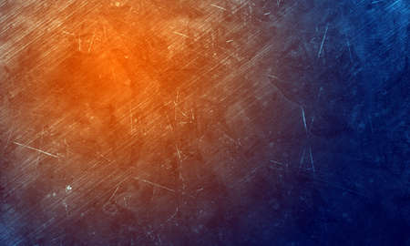 Abstract blue and red background, wall textureの写真素材