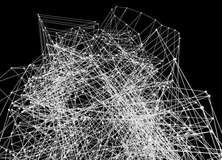 Abstract network connection background