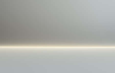 Illuminated gray gradient background. Template for your design. 3D illustration