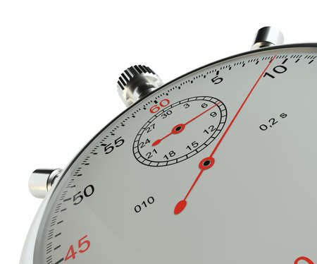 Stopwatch. Isolated on whiteの写真素材