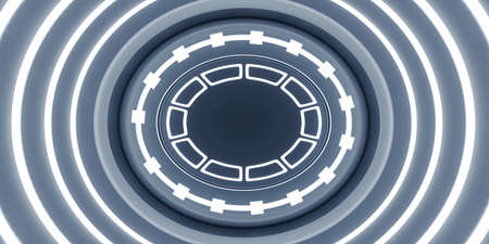 Color glowing circle frameの写真素材