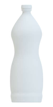 Plastic bottle template for milk, Blank mock upの写真素材