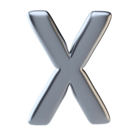 Metal letter uppercaseの写真素材