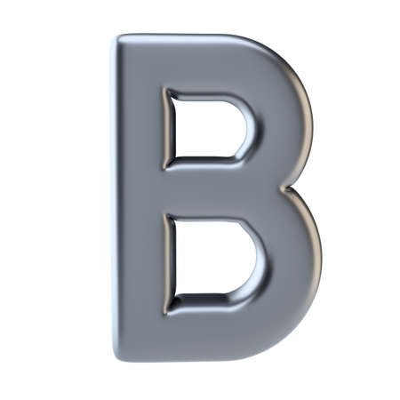 Metal letter uppercaseの写真素材