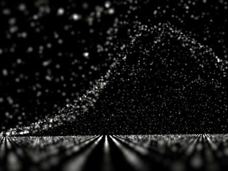 Abstract polygonal space with dotsの写真素材