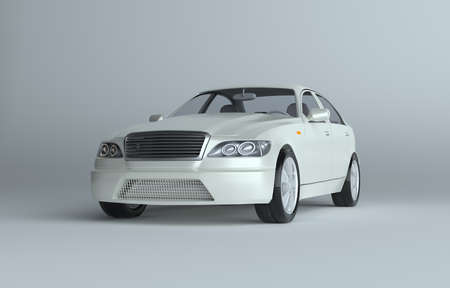 3d illustration of a luxury sports carの写真素材