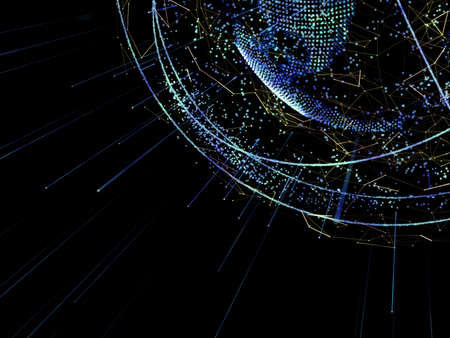 Global network and datas exchanges over the Earth