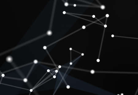 Image of abstract connected dots