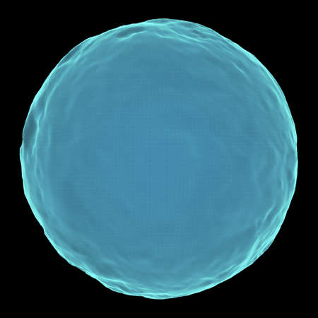 Abstract Globe On Black Backgroundの写真素材