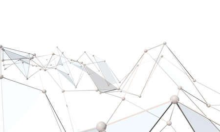 White abstract technology background