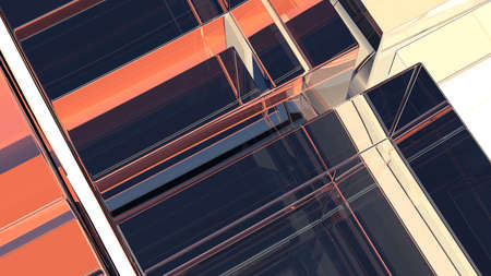 Abstract background of transparent glass