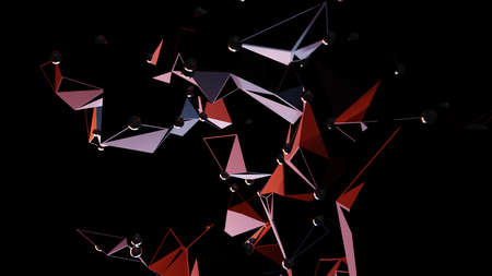 Big Data Abstract Background. 3d Illustration