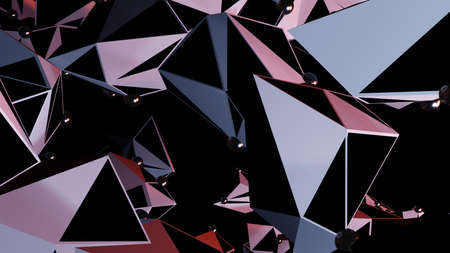 Big Data Abstract Background. 3d Illustrationの写真素材