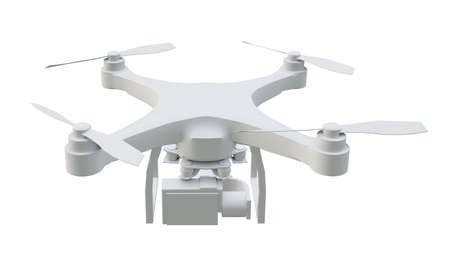 Remote control air drone with action camera