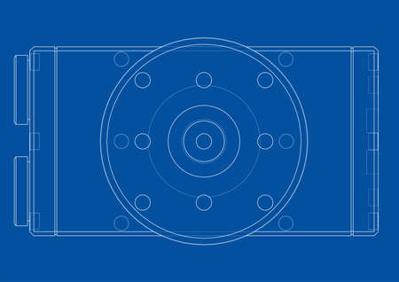Abstract industry object concept.のイラスト素材