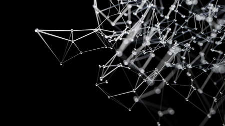 Abstract technology background futuristic networkの写真素材