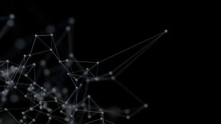 Abstract technology background futuristic networkの写真素材