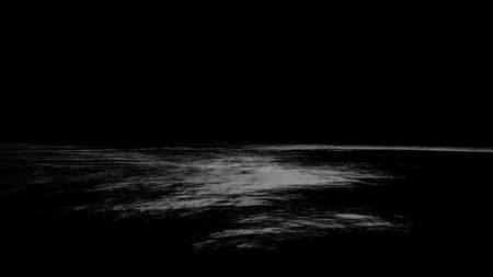 Black Background with Spotlight. 3D illustrationの写真素材