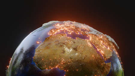 Planet Earth - Elements of this Image Furnished By NASAの写真素材