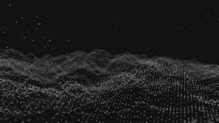 Abstract digital background with particles