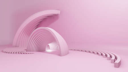 Abstract Minimal Fashion Backgroundの写真素材