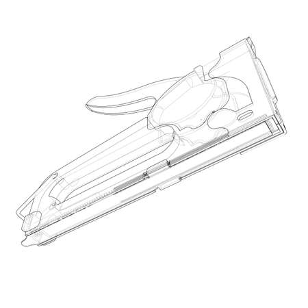 Outline construction staplerの写真素材