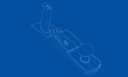 Jointer concept. 3d illustration