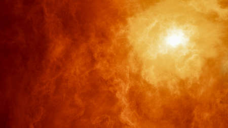 Abstract image of nebula, cosmic smoke and volumetric light
