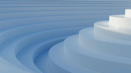 Abstract background with circles in waves