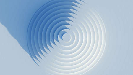Abstract background with circles in wavesの写真素材