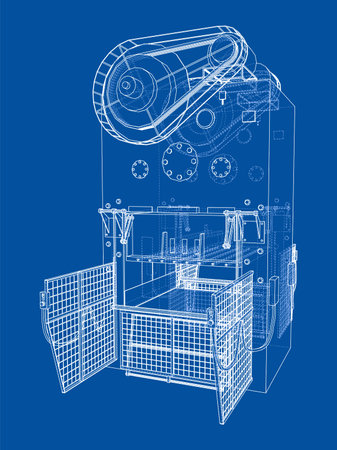 Powerful Press. Vectorのイラスト素材