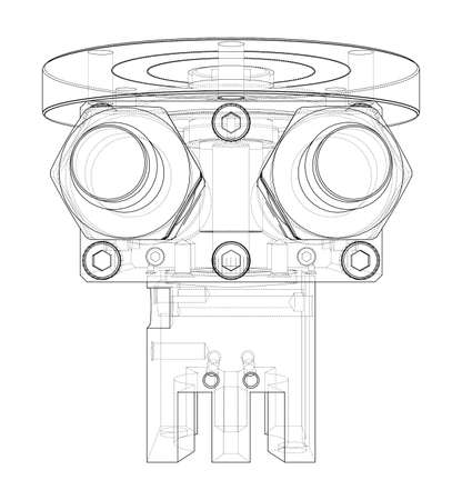 Abstract industry object concept. Vectorのイラスト素材