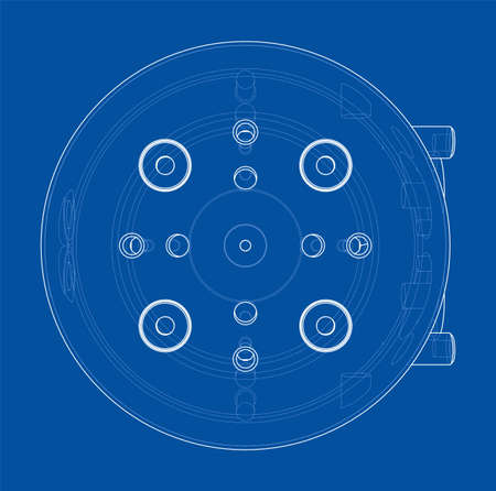 Abstract industry object concept. Vectorのイラスト素材