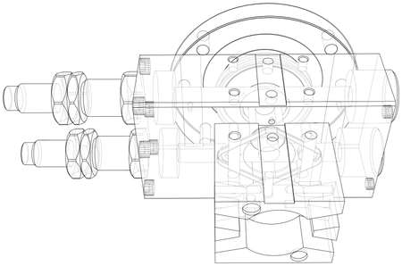 Abstract industry object concept. Vectorのイラスト素材