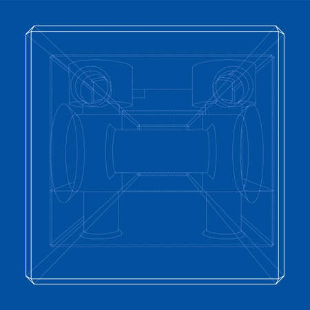 Abstract industry object concept. Vectorのイラスト素材
