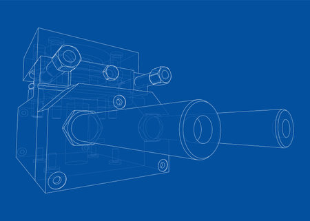 Abstract industry object concept. Vectorのイラスト素材